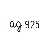 Stamp curved  ag925 or au750  - NO FRAME - PROMOTION!