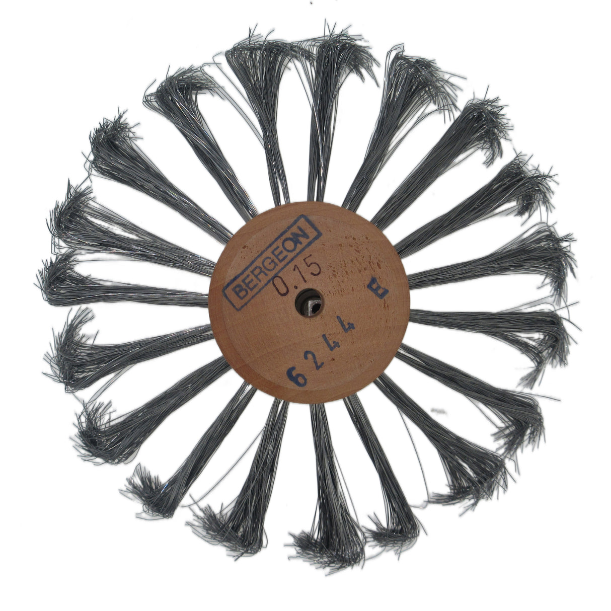 Bergeon 6244E steel wire scratch brush wheel Ø0.15 mm