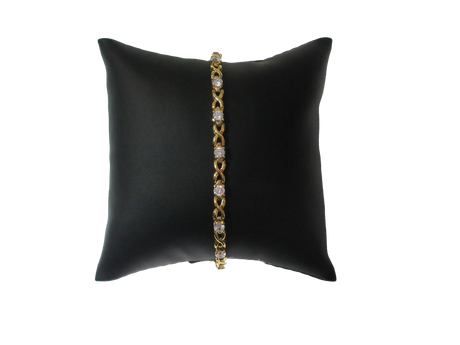 Cushion  Black Simili Leather