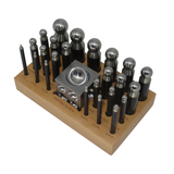 Wooden Base Dapping Punch Set of 24