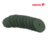 EDENTA Topstar Green TG01 mounted rubber polishing wheel for high-gloss jewellery finishing - 10pcs