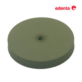 EDENTA Topstar Green TG01 mounted rubber polishing wheel for high-gloss jewellery finishing