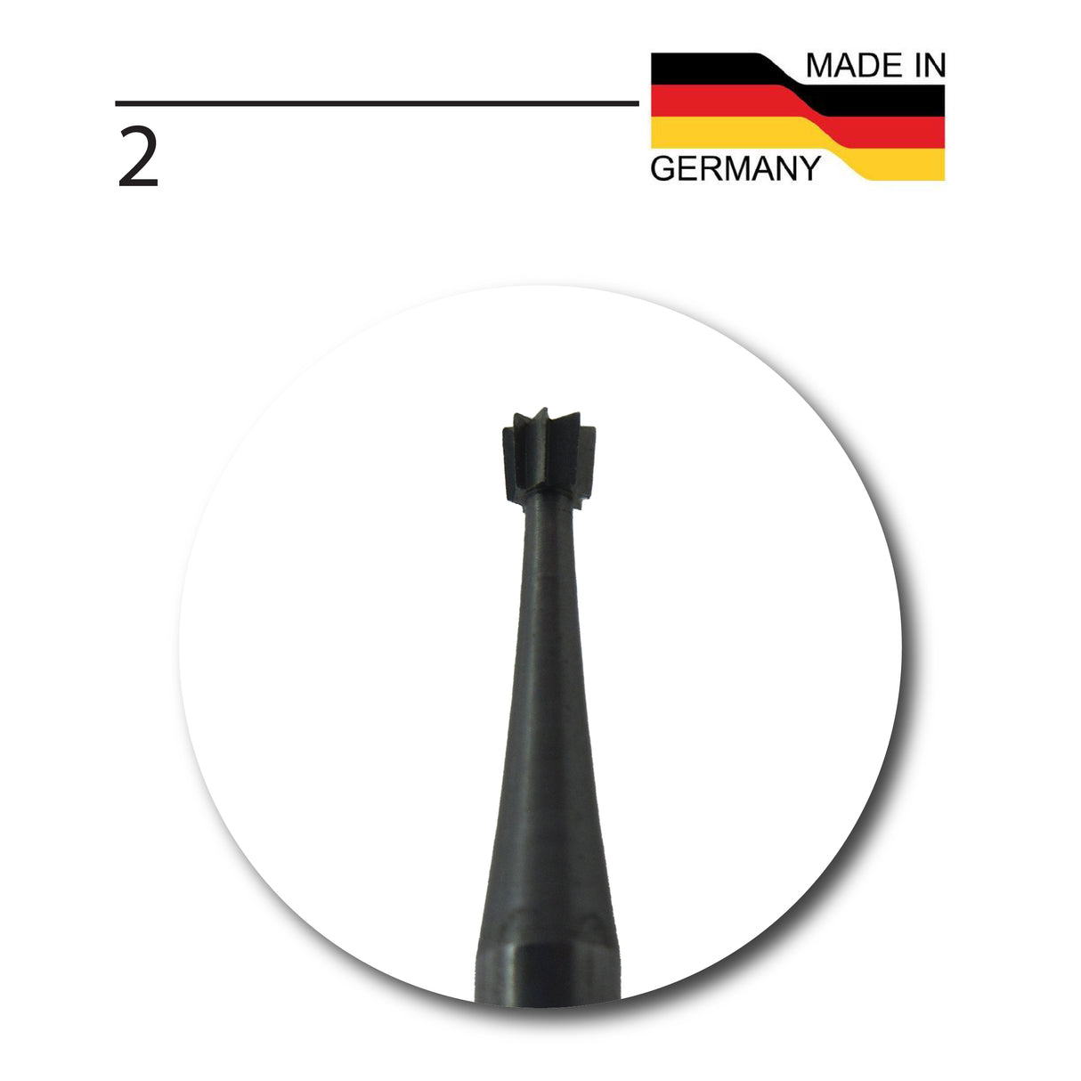 Steel Bur - Inverted Cone - Meisinger - fig.2