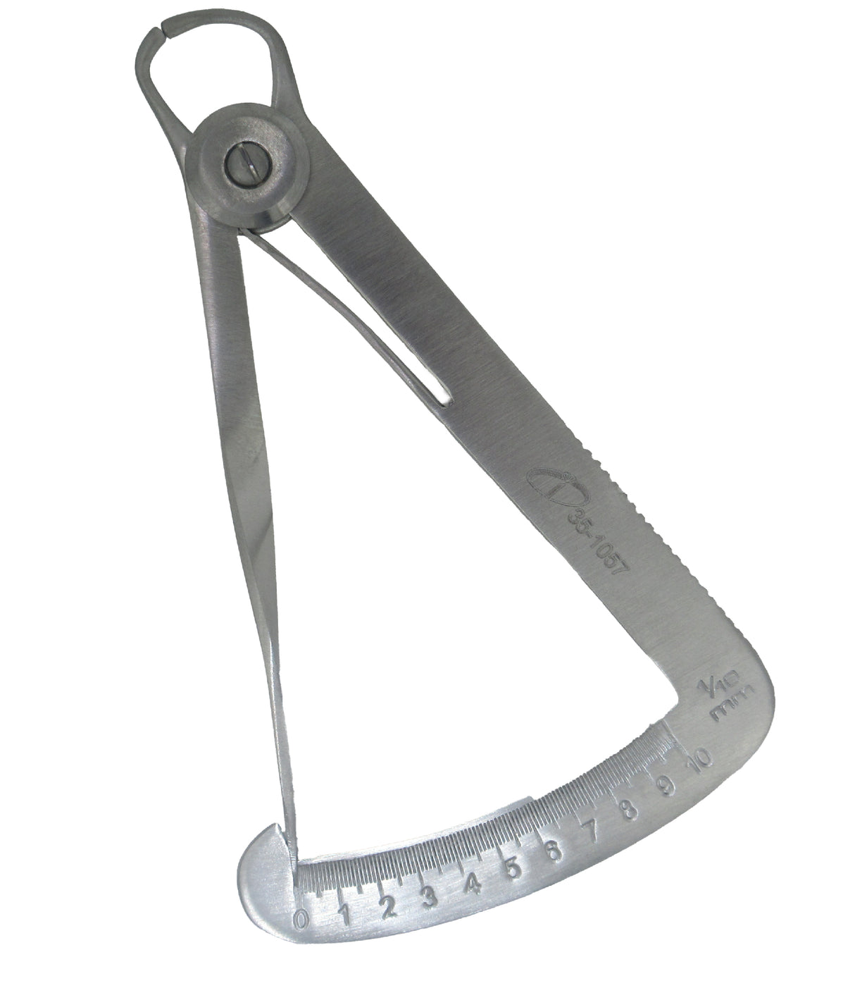 Wax Gauge 1/10 mm made of stainless steel, used for precise measurement of wax models and jewelry pieces.