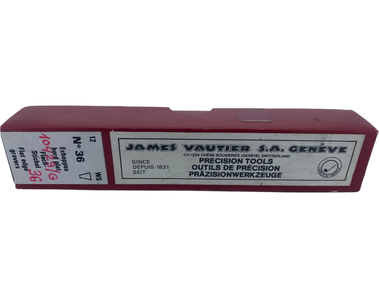 OUTLET - ANTIQUE FLAT EDGE GRAVERS - JAMES VAUTIER - n°36 WS