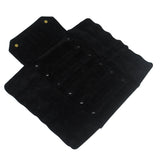 Jewelry Pouch  - 6 Ring Bars - Black