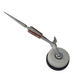 Magnetic third hand soldering stand with tweezer and weighted base – adjustable support for jewellery soldering