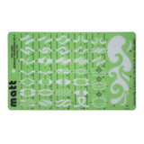 Matt jewelry design template No 4 jewelry drawing stencil for jewelers