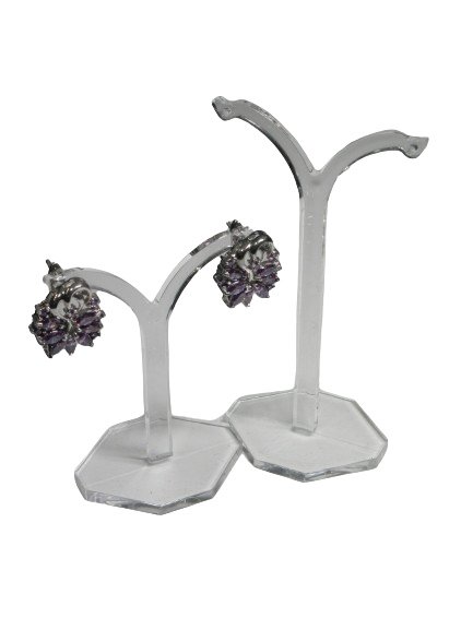 Plastic Earring Stand - Transparant