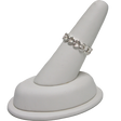 Ring Display - White or Black Simili Leather