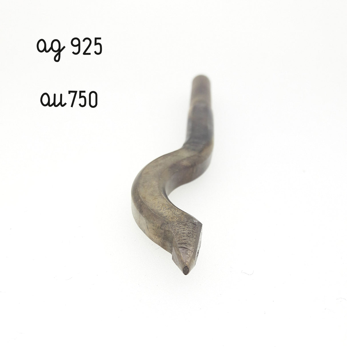 Stamp curved  ag925 or au750  - NO FRAME - PROMOTION!