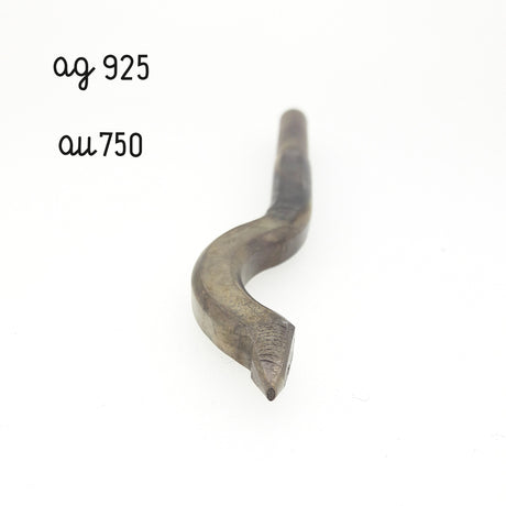 Stamp curved  ag925 or au750  - NO FRAME - PROMOTION!