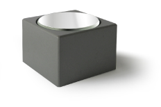 Mirror Top Turntable - Square - Grey or Black