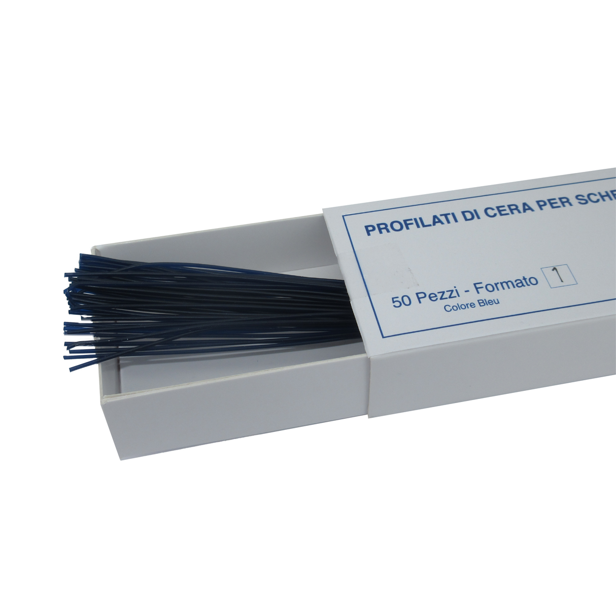 Wax Wire Threads – Round Blue – 20cm (50 pcs)