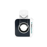 Portable GemSparkle lighting device used for professional jewelry photos on smartphone. BACK