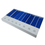 Round half-round and half-pear wax wires for wax modeling