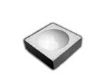 Square Ceramic Crucibles - 70x70mm